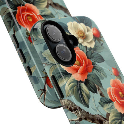 Vintage Floral Romance iPhone 16 | Tough+ Phone Case