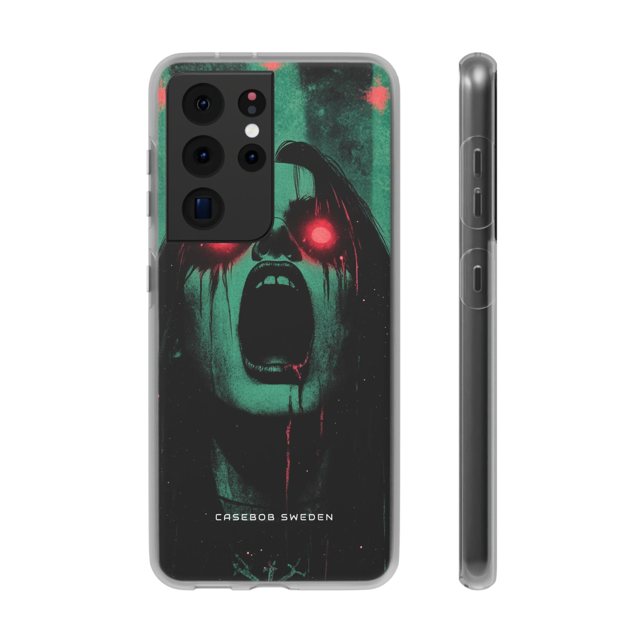 Haunting Glow of Gothic Eyes Samsung S21 - Flexi Phone Case