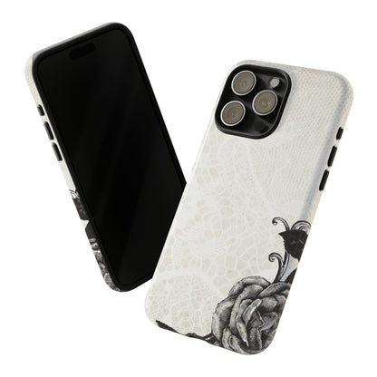 Rosett Gothic Flower - Protective Phone Case