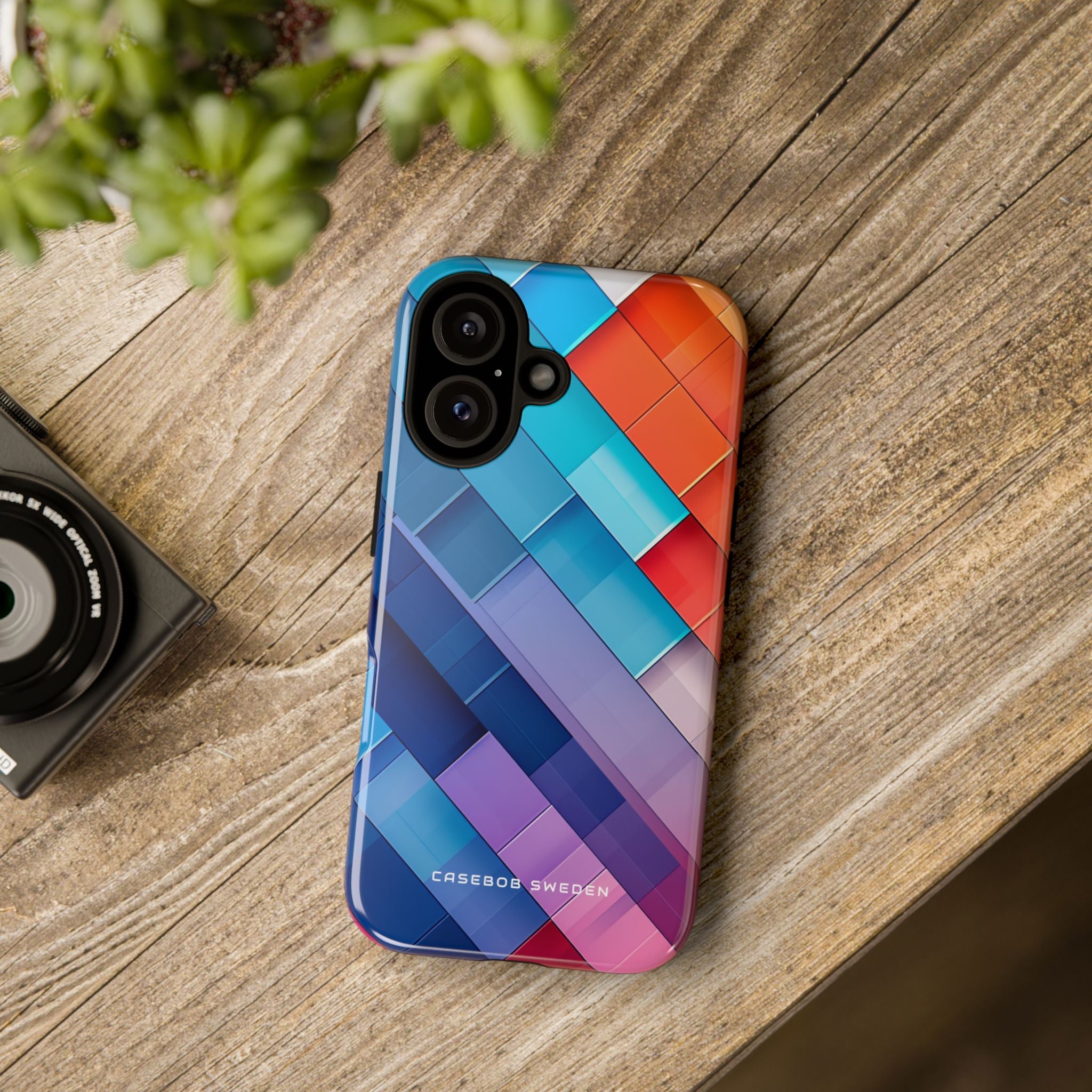 Vibrant GeoFlow iPhone 16 - Tough Phone Case