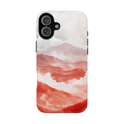 Mountain Flames Rise - iPhone Case
