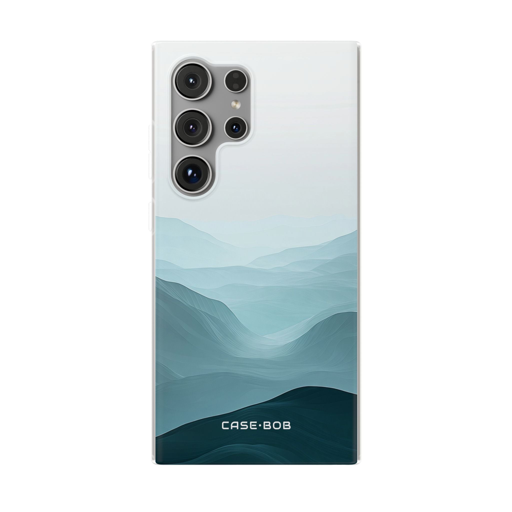 Teal Mist Mountains Samsung S24 Ultra Case - Soft