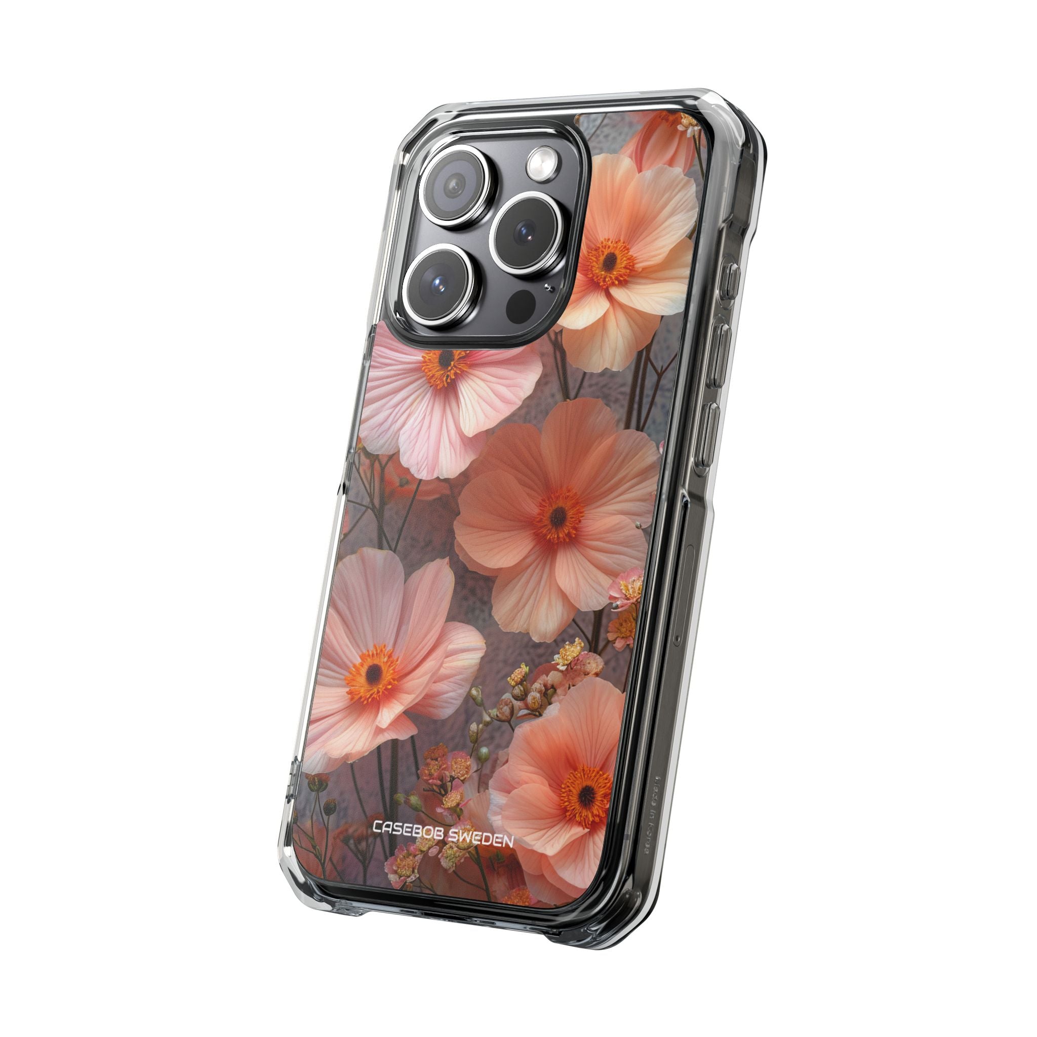 Serene Botanical Blooms - Clear Impact iPhone 15 Phone Case