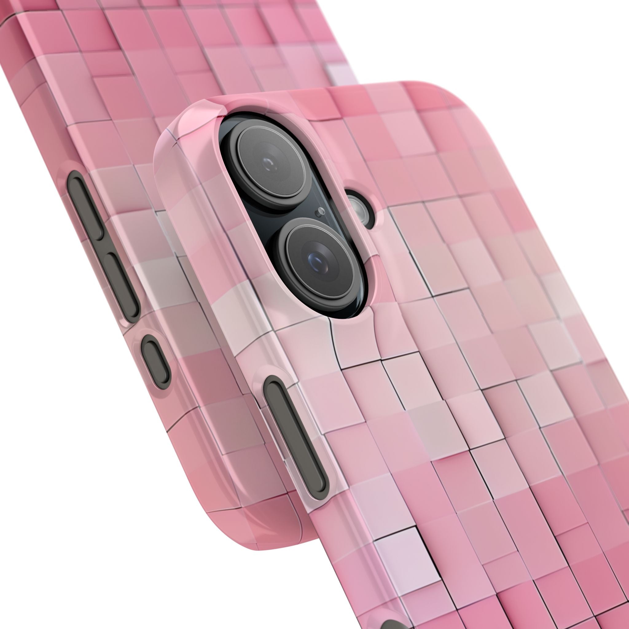 Gradient Pink Mosaic iPhone 16 - Slim Phone Case