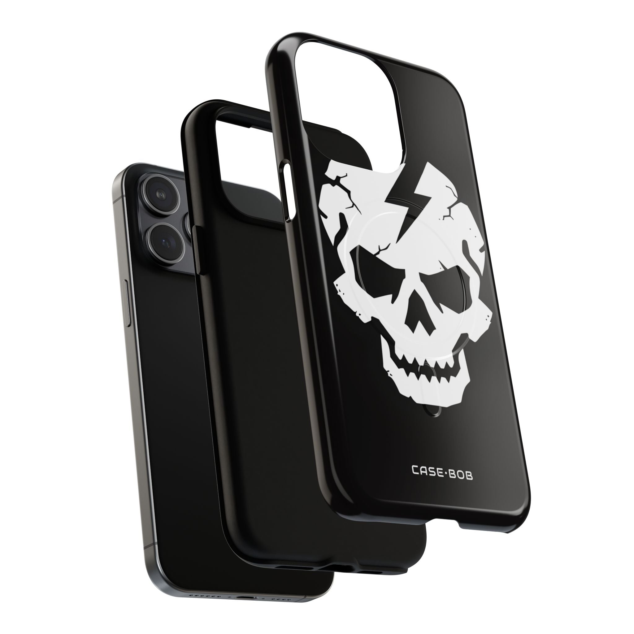 Lightning Skull iPhone 15 Pro Max Case - Tough+