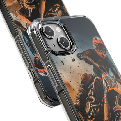 Rider Amidst Desert Fury iPhone Case - Impact