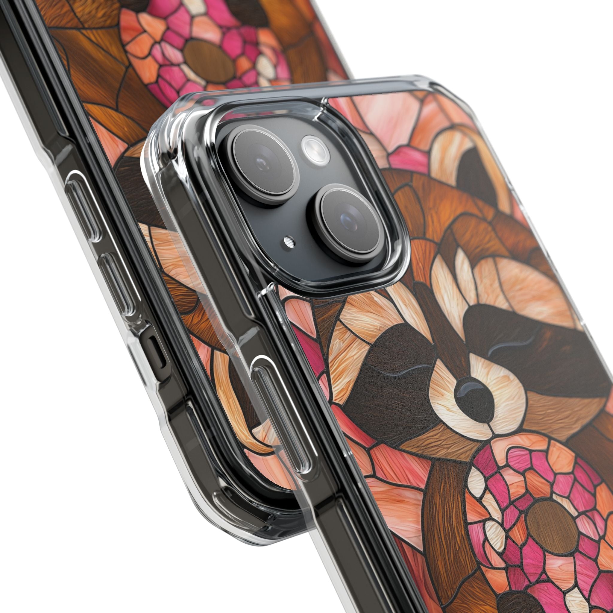 Raccoon Holds Donut iPhone Case - Impact