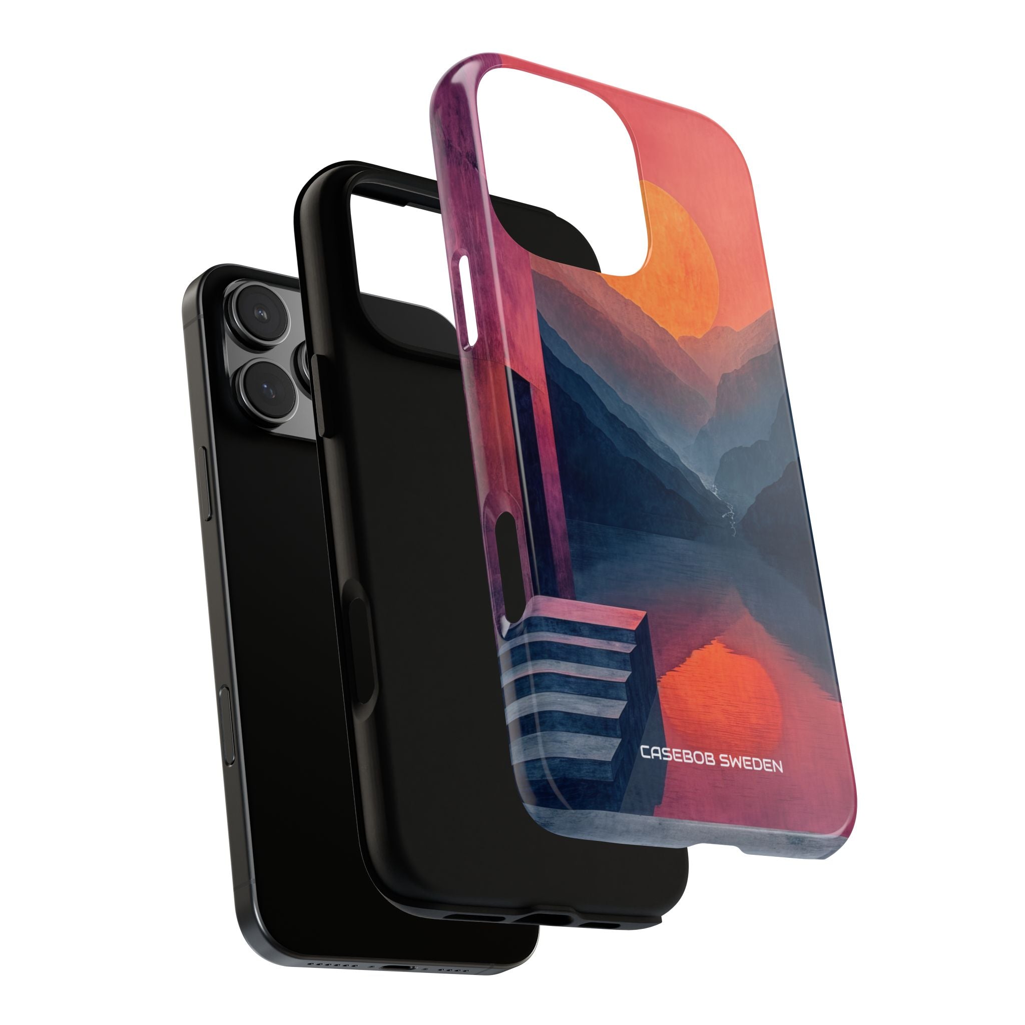 Surreal Sunset Landscape - Tough iPhone 16 Phone Case