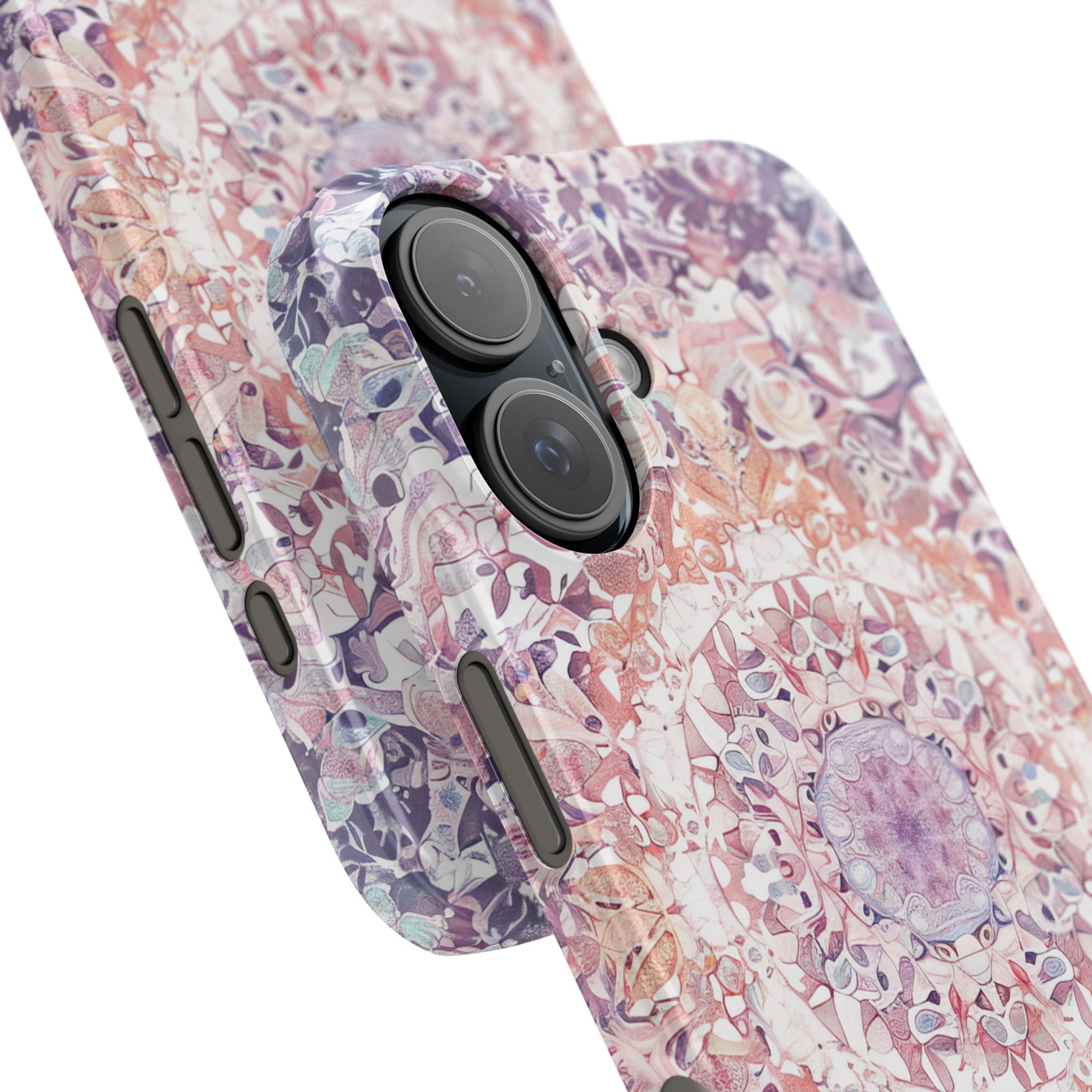 Purple Pink Mandala - Slim iPhone 16 Phone Case