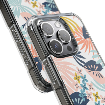 Tropical Foliage Blooms iPhone Case - Impact