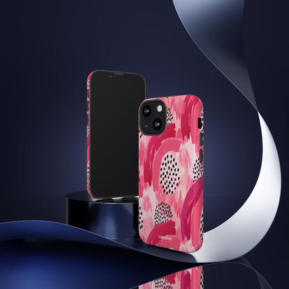 Vibrant Brushwork Dance - iPhone Case