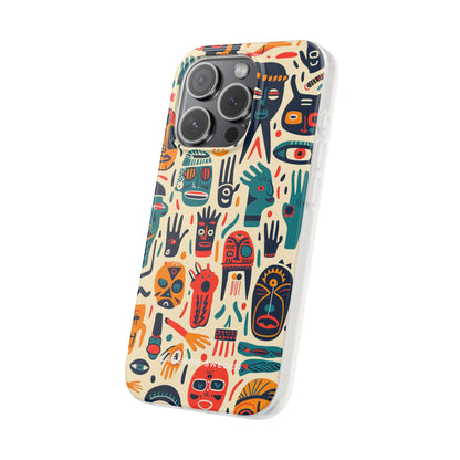 Gradient Tribalscape Vibrance iPhone 15 - Flexi Phone Case