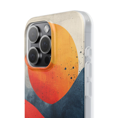 Sunburst Waves - Flexi iPhone 15 Phone Case