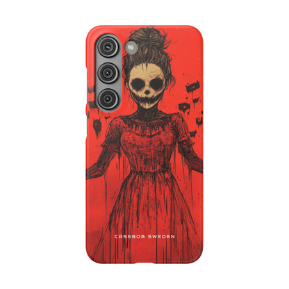 Haunting Scarlet Descent Samsung S23 - Slim Phone Case