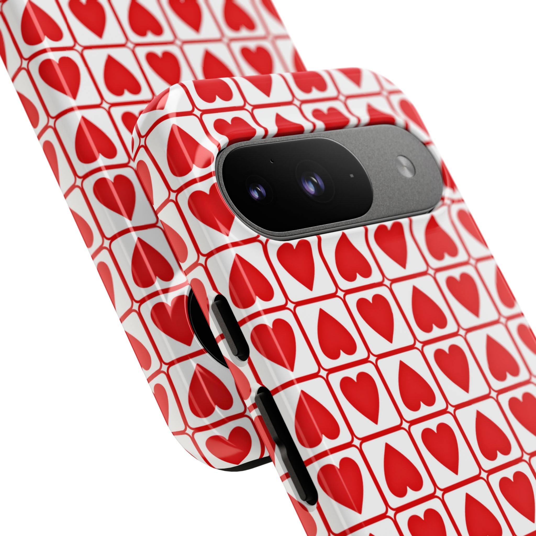 Hearts In Squares - Google Pixel Case