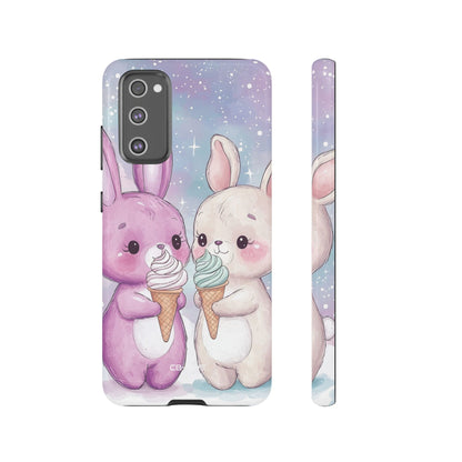 Rabbits Enjoy Ice Cream - Samsung Case