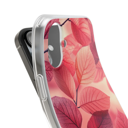 Pink Purple Nature Pattern - Flexi iPhone 16 Phone Case