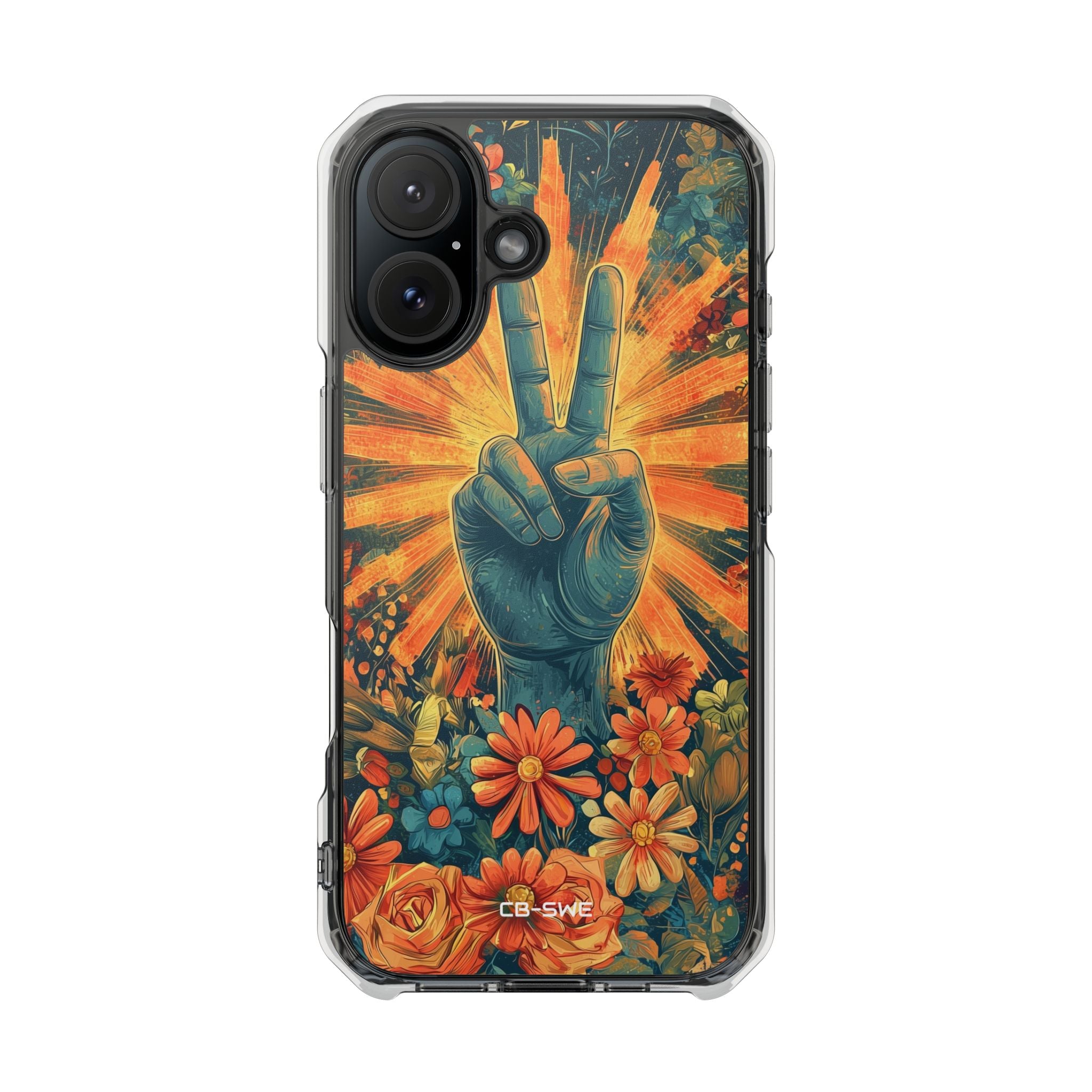 Flowers Embrace Peace iPhone Case - Impact