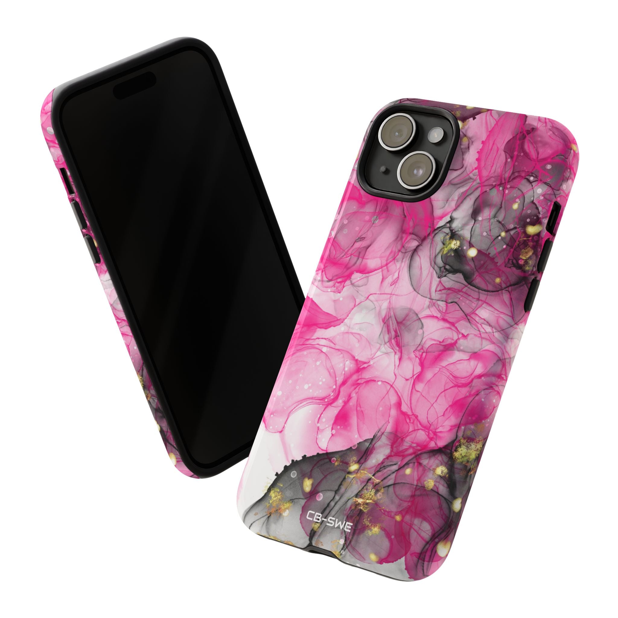 Vibrant Pink Swirls - iPhone Case