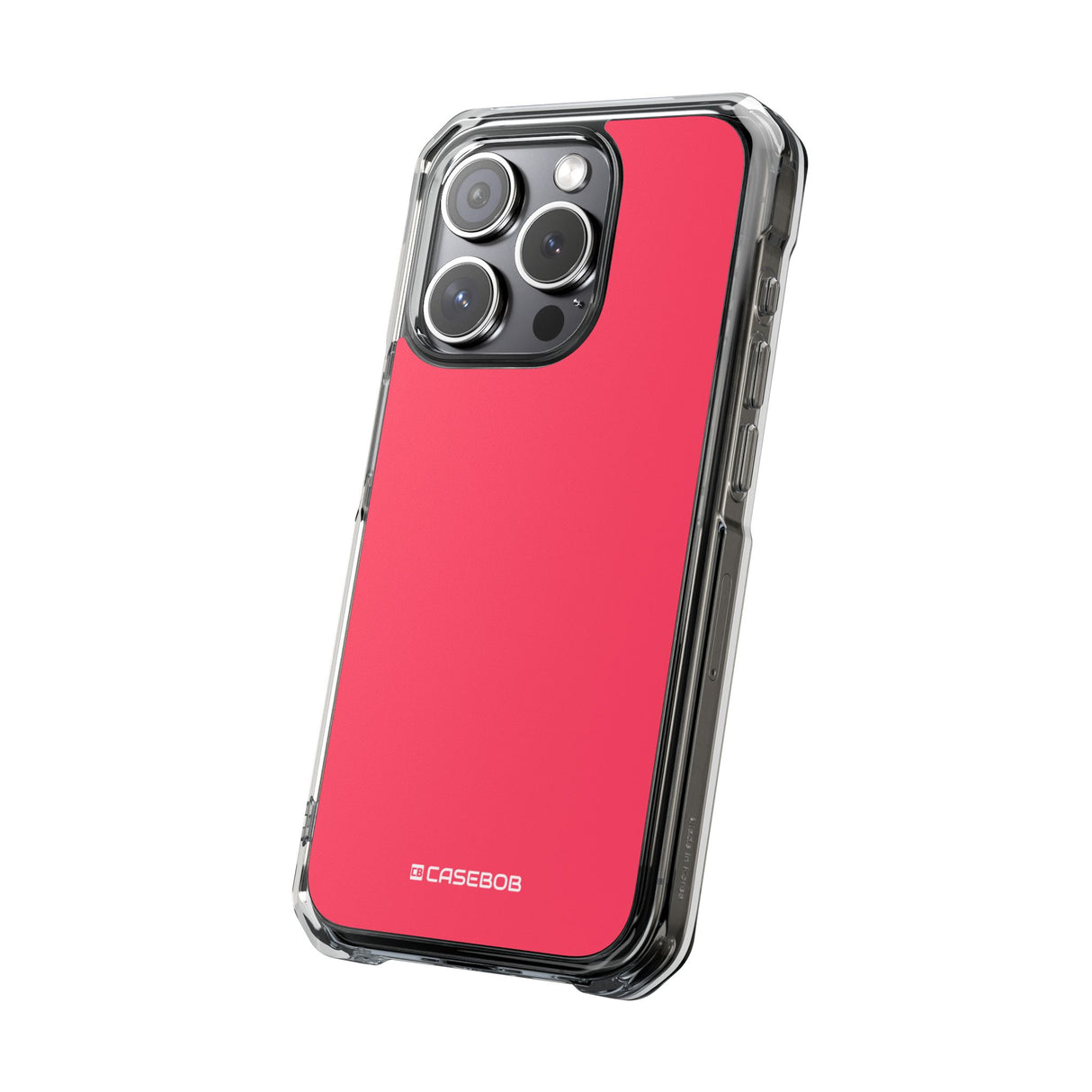 Neon Fuchsia | Phone Case for iPhone (Clear Impact Case - Magnetic)