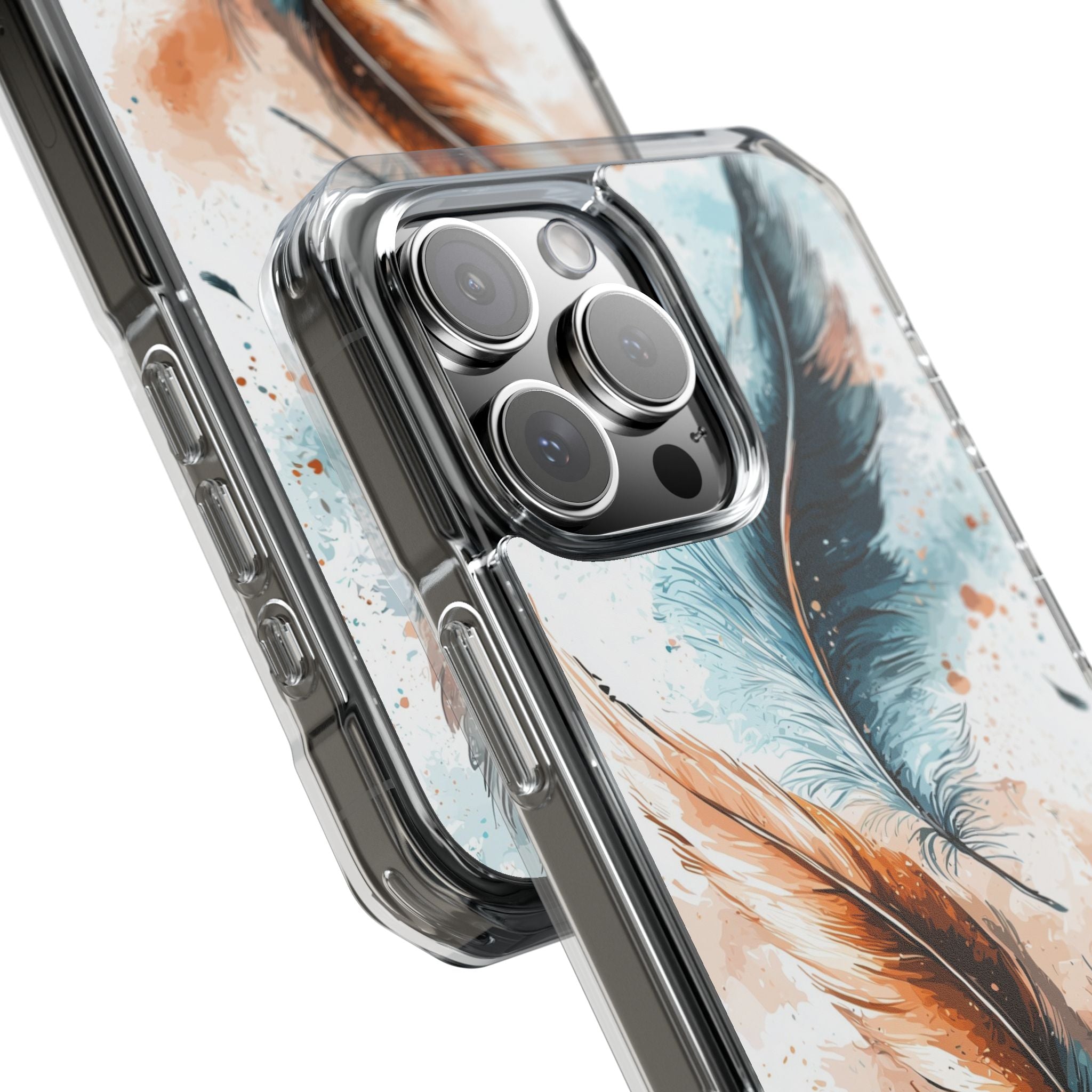 Feathers Dance Lightly iPhone Case - Impact