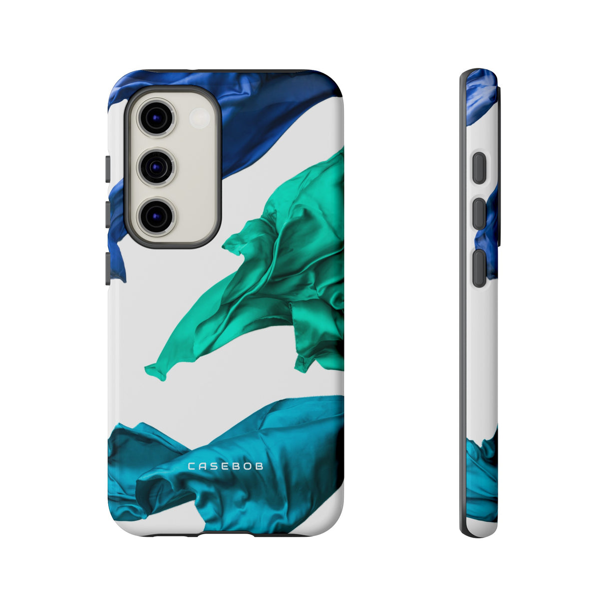 Blue Velvet Fabric - Protective Phone Case