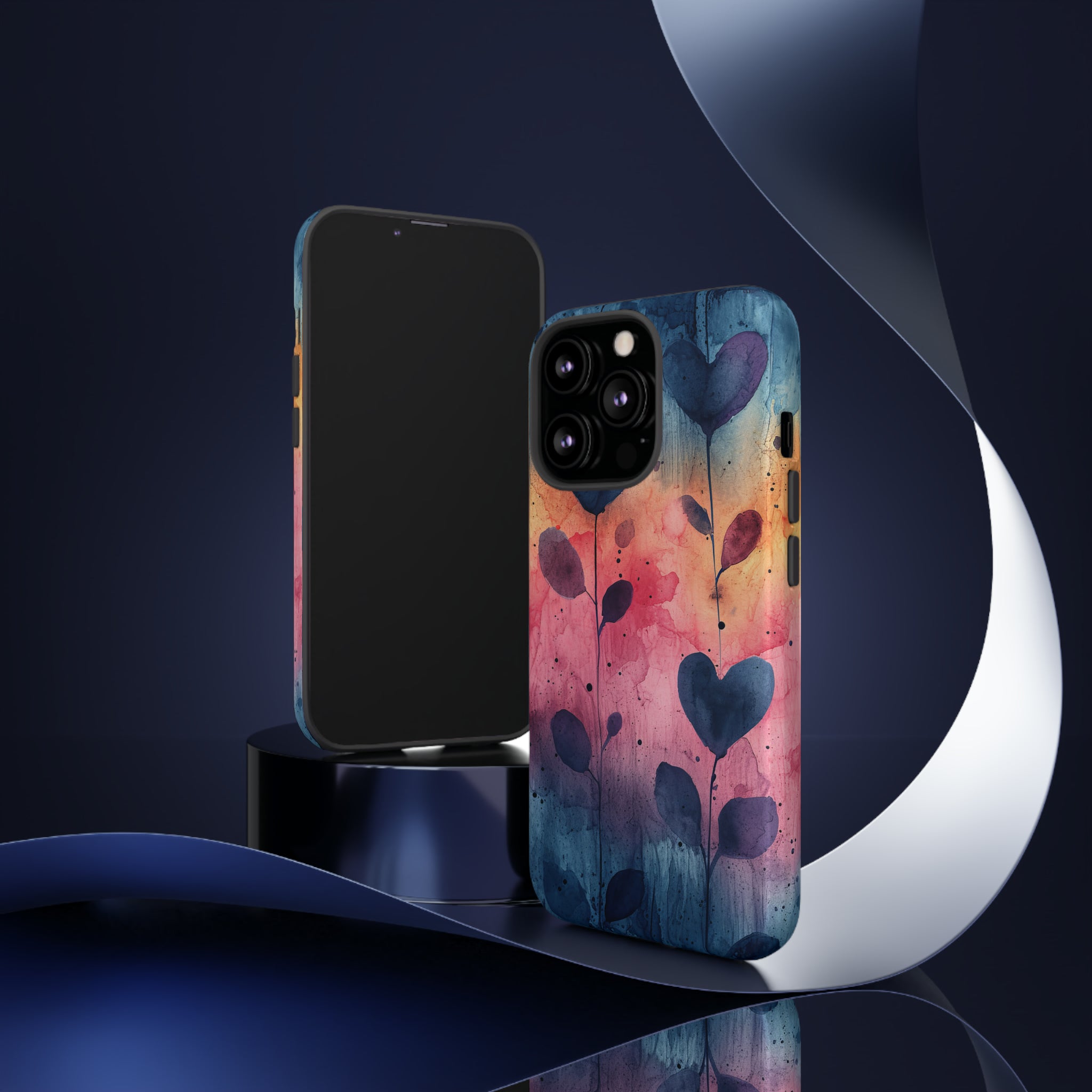 Heartfelt Pastel Mosaic - Protective Phone Case