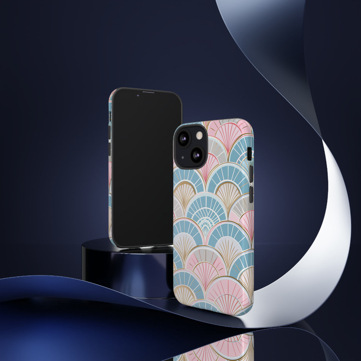 Art Deco Floral Fusion - Schutzhülle fürs Handy