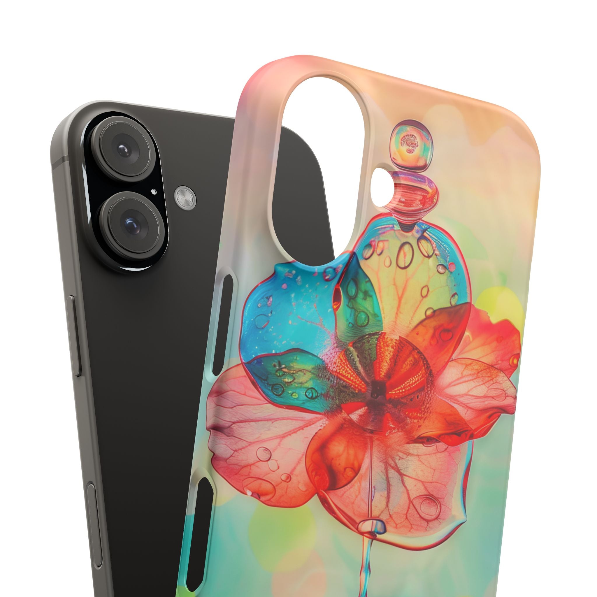 Ethereal Glass Flower iPhone 16 - Slim Phone Case