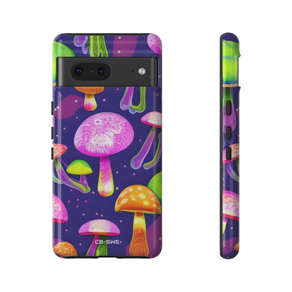 Neon Mushroom Dreams - Google Pixel Case