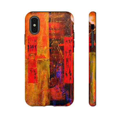 Red Oil Painting - Protective Phone Case