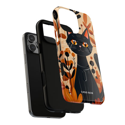 Black Cat Glow iPhone 16 Pro Max Case - Tough+