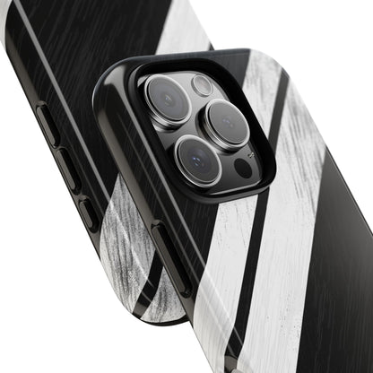 Grainy Stripe Shadow iPhone 16 Pro Case - Tough