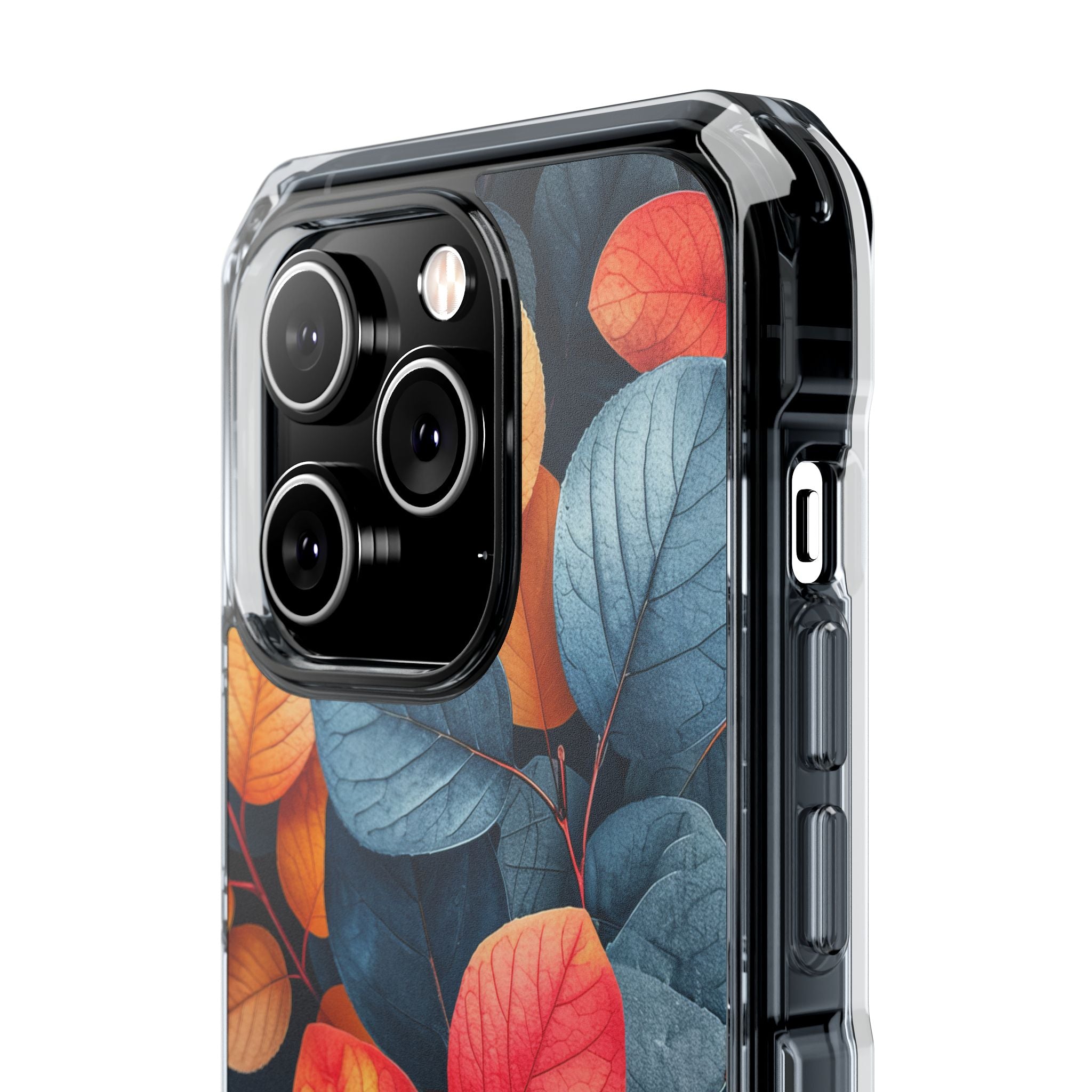 Vibrant Nature Leaves - Clear Impact iPhone 14 Phone Case