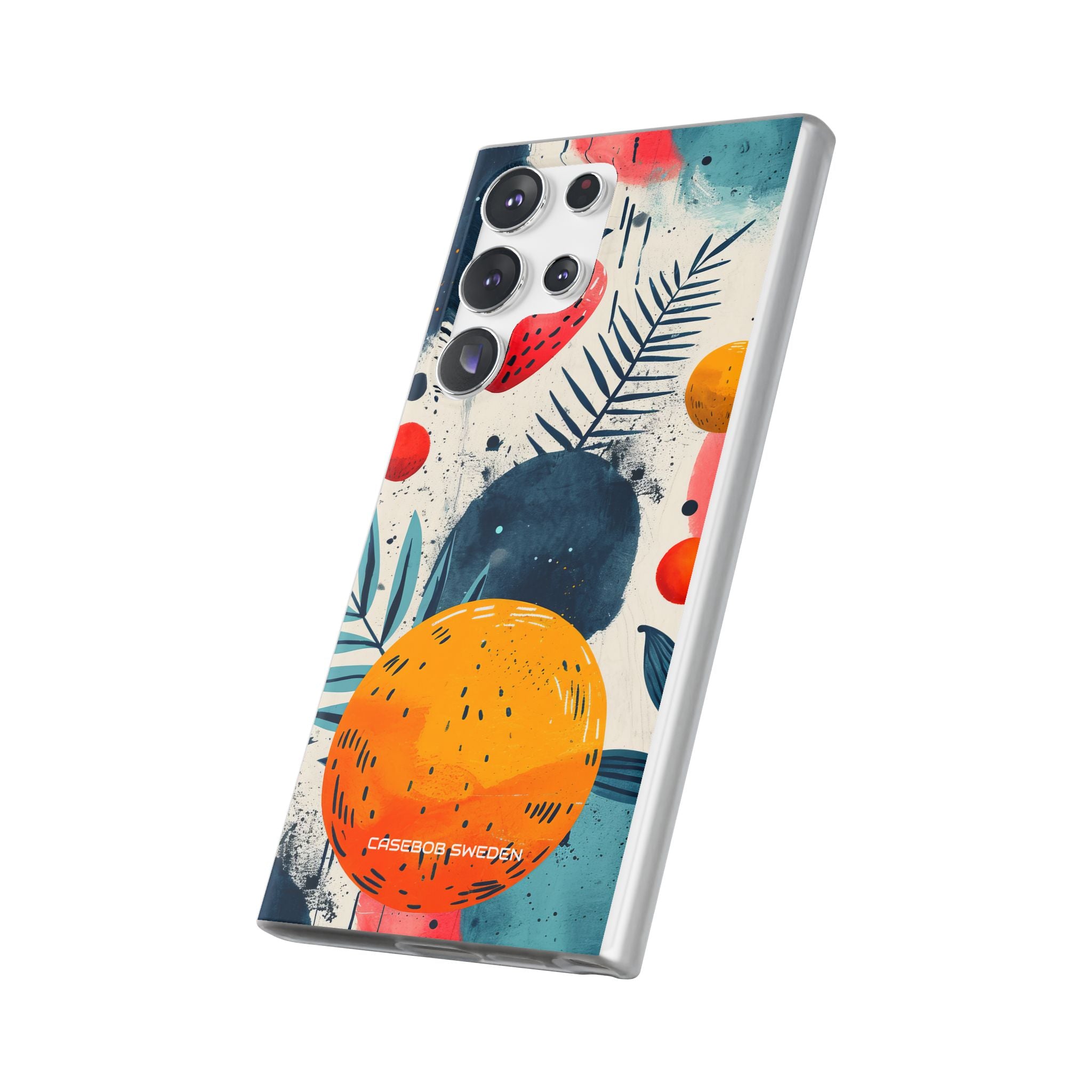 Vibrant Fruit Canvas - Flexi Samsung S23 Phone Case