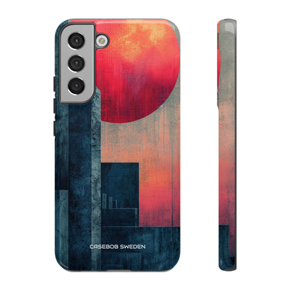 Abstract Geometric Skyline - Tough Samsung S22 Phone Case