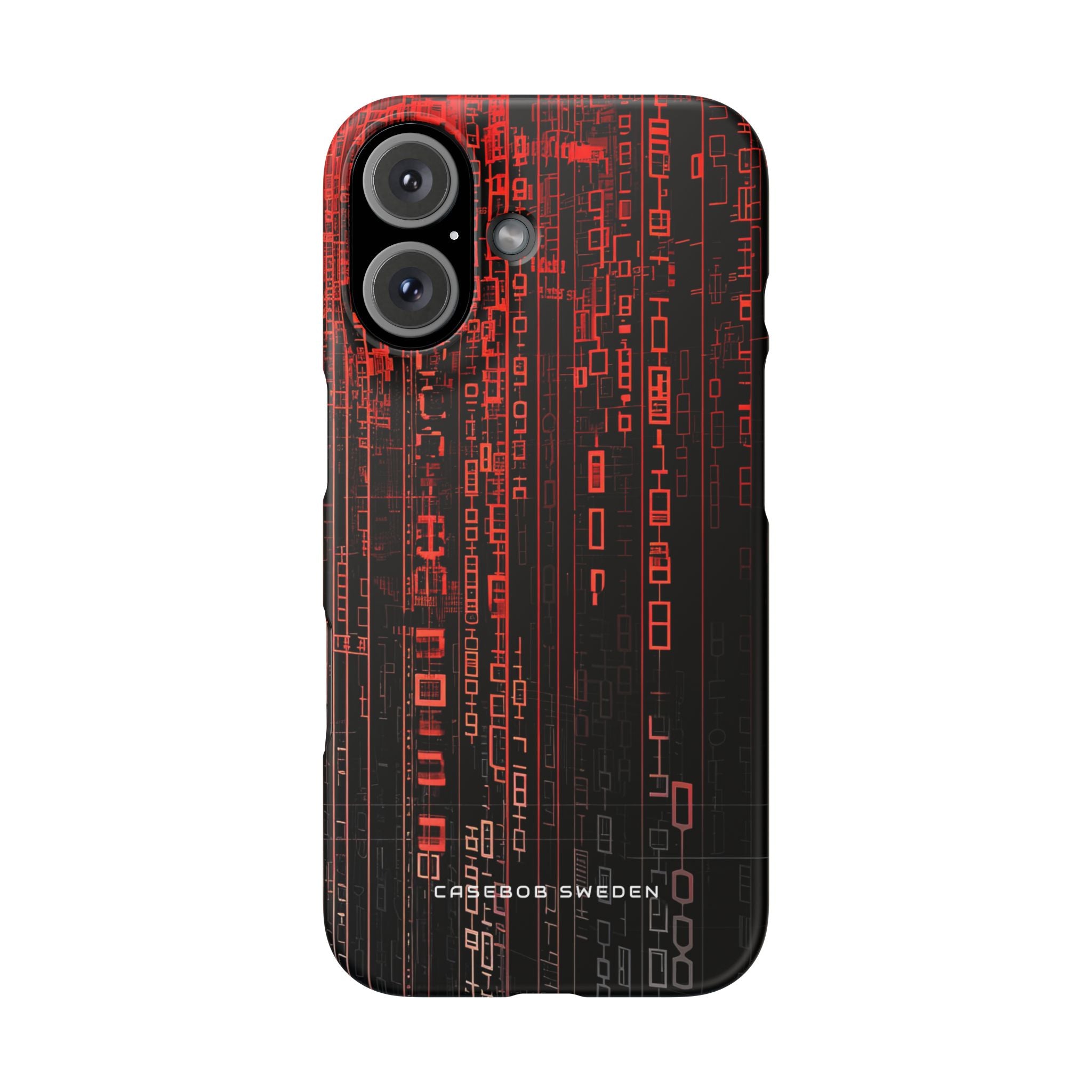 Gradient Cyberflux Network iPhone 16 - Slim Phone Case