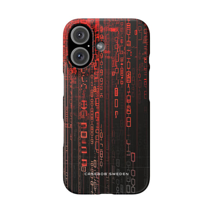 Gradient Cyberflux Network iPhone 16 - Slim Phone Case