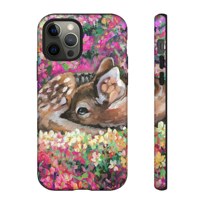 Oil painting - Young Deer - Protective Phone Case