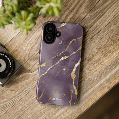 Golden Veins Flowing - iPhone Case