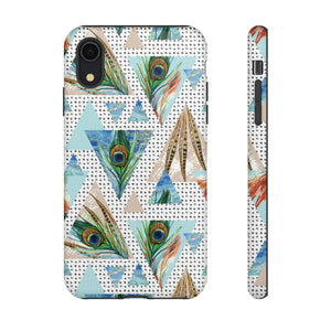 Peacock Feathers - Protective Phone Case