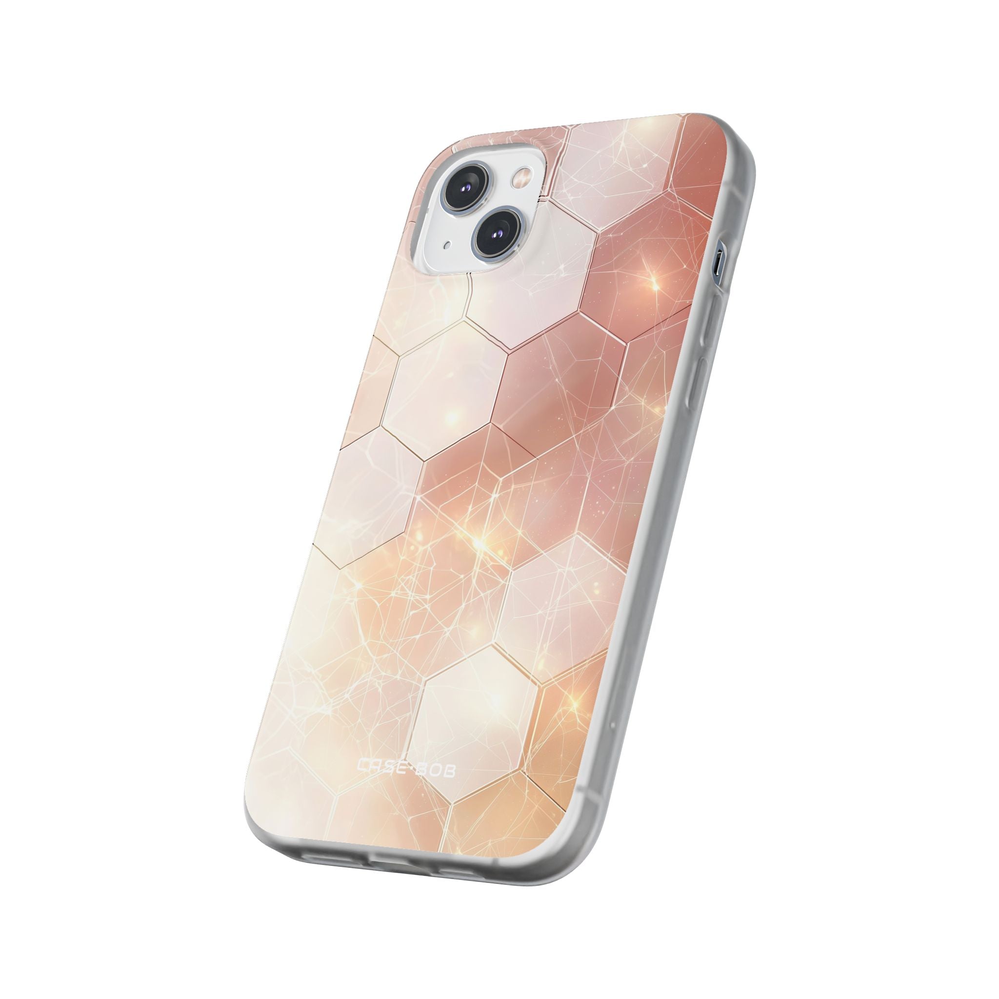 Honeycomb Glow iPhone 14 Plus Case - Soft
