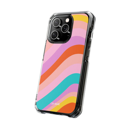 Fluid Color Waves iPhone Case - Impact