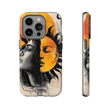 Sunlit Duality | Protective Phone Case for iPhone