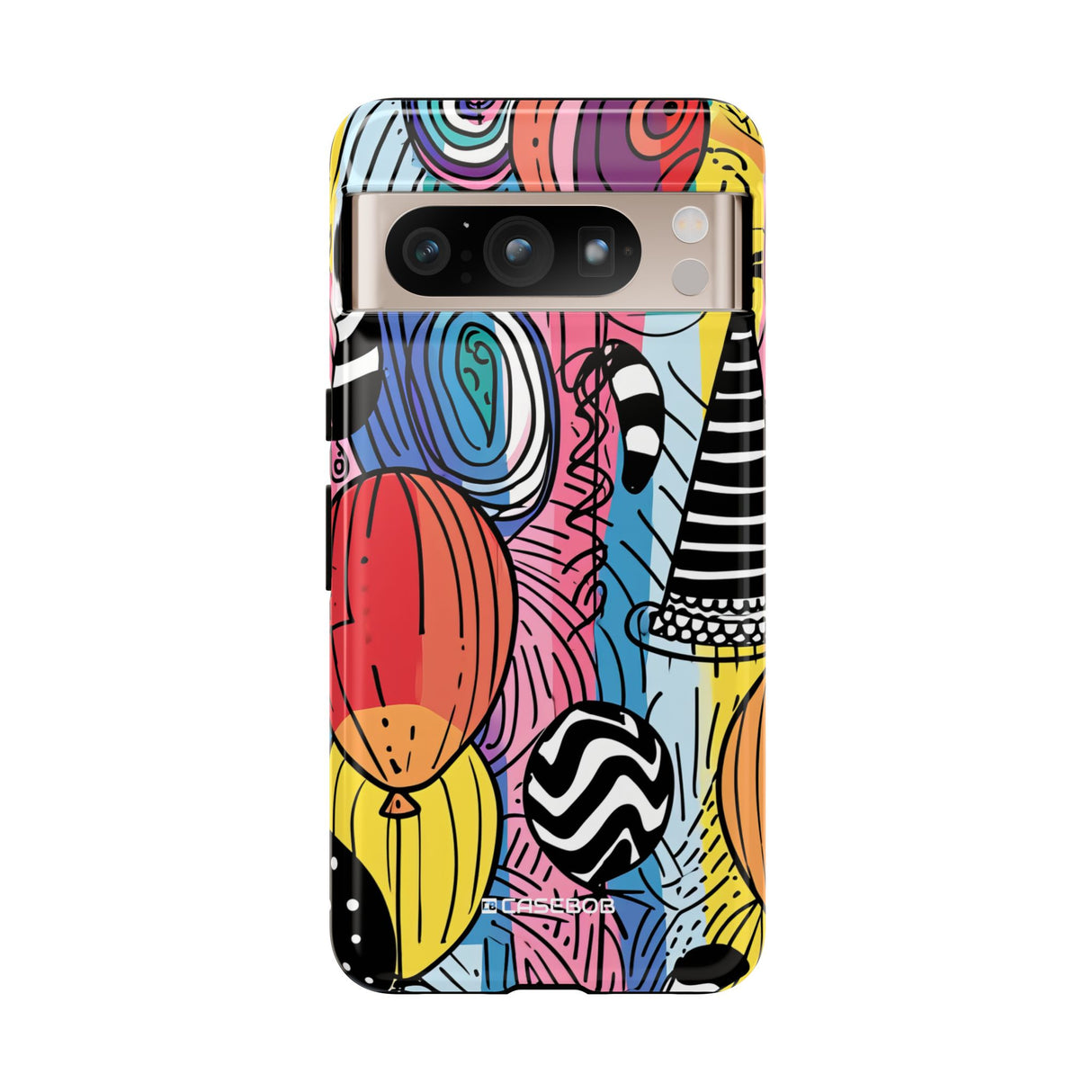 Vibrant Party Whimsy | Protective Phone Case for Google Pixel