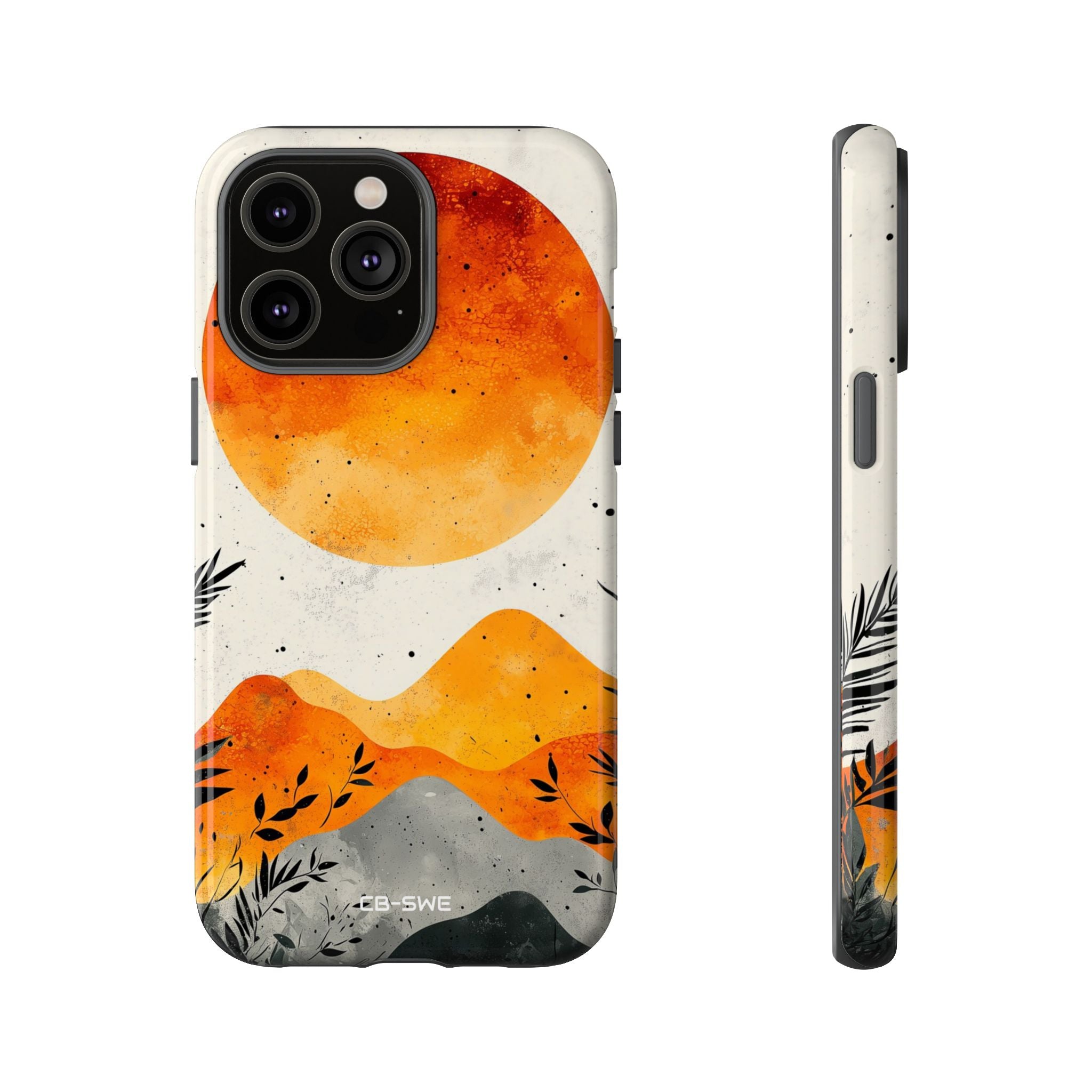 Sun Illuminates Mountains - iPhone Case