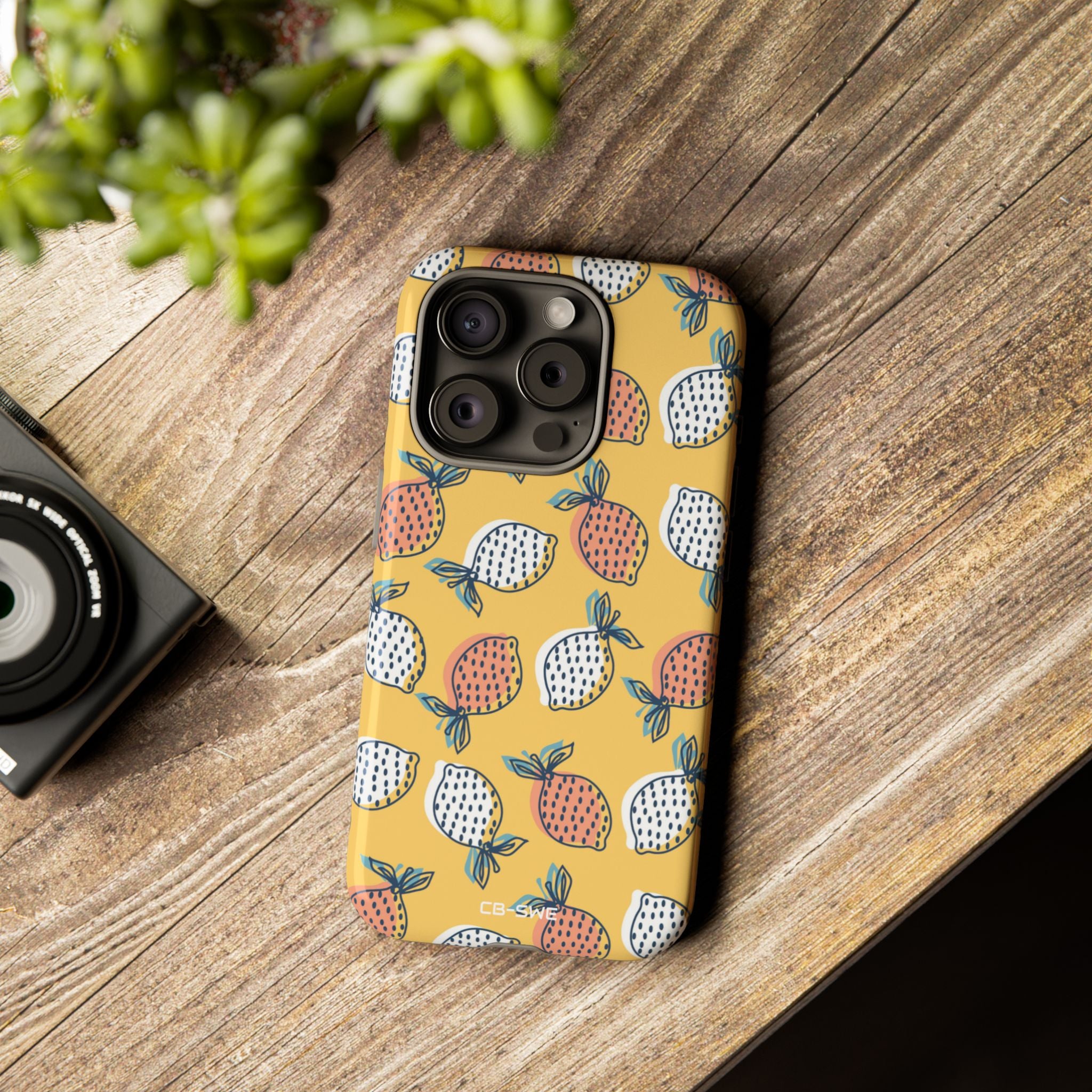 Lemons Dance Playfully - iPhone Case
