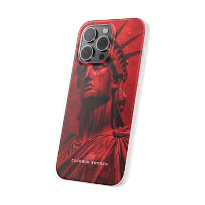 Zen Red Liberty Vision iPhone 15 - Flexi Phone Case