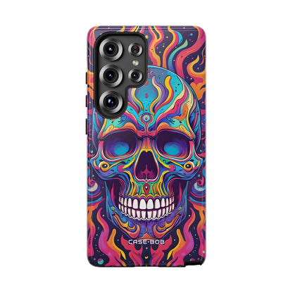 Flaming Skull Samsung S25 Ultra Case - Tough