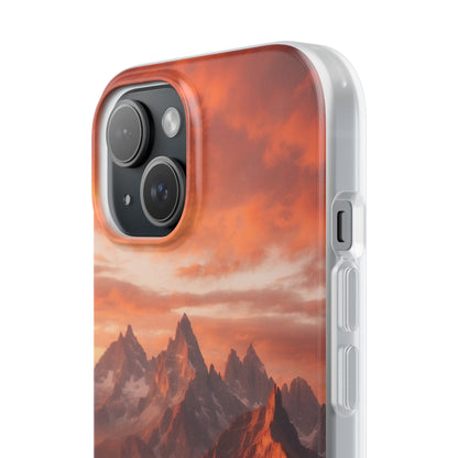 Jagged Glow iPhone 15 Case - Soft